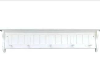 White Wall Hanger Coat Rack