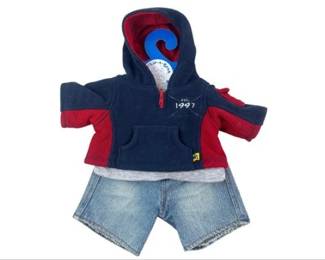 Build-A-Bear Workshop Polar Hoodie, Shorts And Work Boots