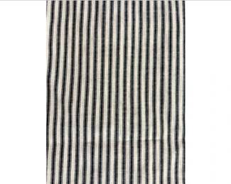 Six Curtain Panels With Tie Backs - Roughly 54 Inches High X 3 Ft 4 Inches Wide