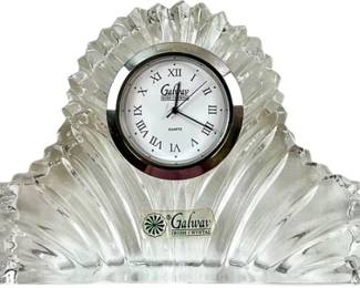 Galway Irish Crystal Mantel Clock