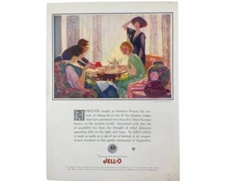 November 1923 Vintage Jell-O Magazine Advertisement Print In Modern Priscilla