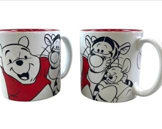 Disney Store "Winnie The Pooh" Large Mugs