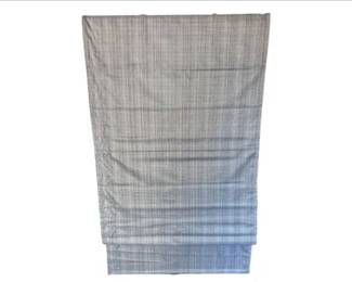 New! Textured Gray Roman Shade - In Original Box With Installation Instructions