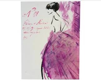 Dusza Fashion Print - Lavender