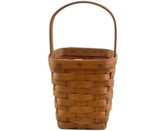 Longaberger Hand-Woven Wood Basket, 1993