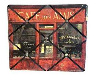 Memo Board - "Café Des Amis"