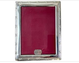 Fine English Pewter Rectangular Picture Frame