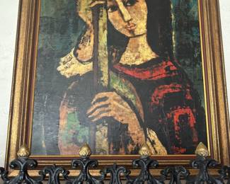 Embellished Canvas Mid Century picture