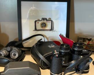 Vintage Cameras and Print