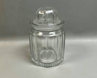 Lot 29: Heisey Humidor Glass Jar 