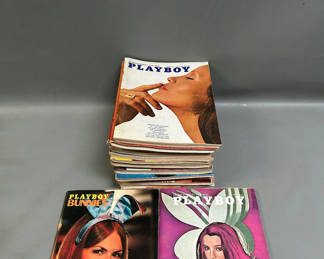 Lot 19: 1970s  Playboy Magazines 