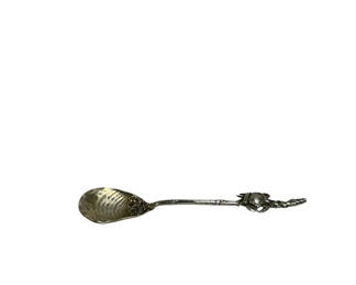 Lot 22: Antique Sterling Gorham Crab Handle Spoon 