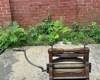 Lot 36: Antique Anchor Brand Clothes Wringer  