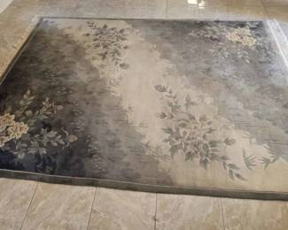 BO206Large floral pattern area rug