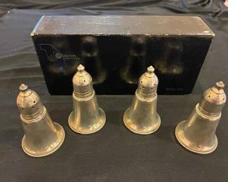 BO284Sterling Salt And Pepper Shakers