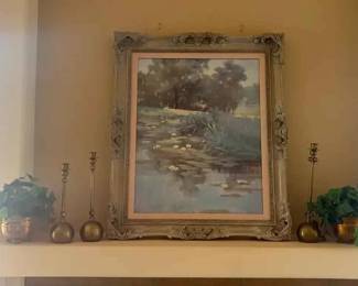 BO218Fireplace Decor
