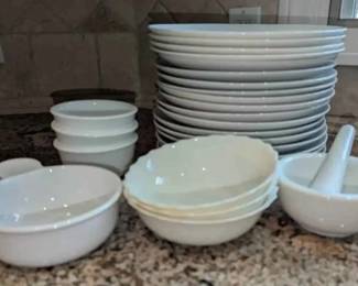 BO111White Ceramic Tableware