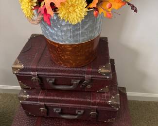 Decorative Stacking Suitcases