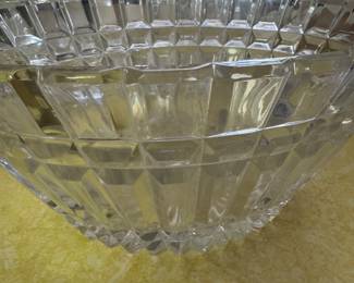 Vintage Russian Cut Indian American Glass Bowl