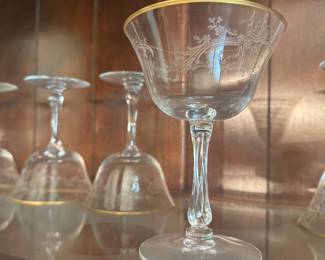 Fostoria Golden Lace Champagne