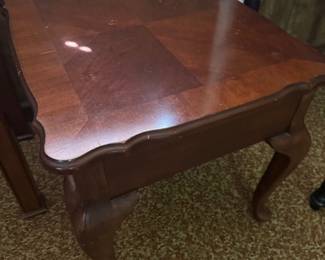 Vintage Queen Anne Style Side Table