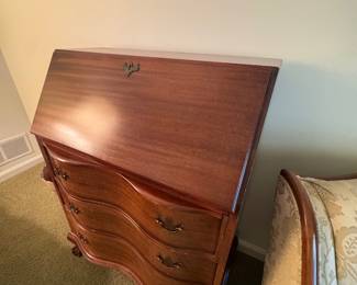 Gorgeous Mahogany Secretary/Writing Desk w/ Ball and Claw Feet
