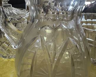 Vintage Hand Cut Crystal Waterford Pitcher