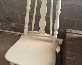 Vintage Wooden Spindle Back Chair
