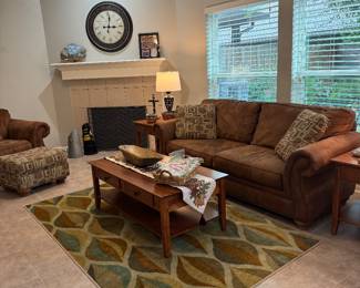 Amish made cherry wood side tables & coffee table