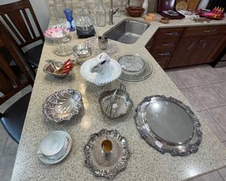 Assorted Vintage Silverplate