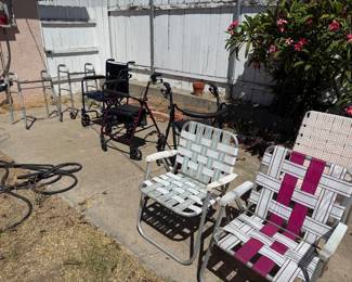 Medical Equipment and Lawn chairs
