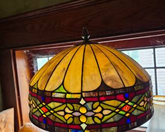 Nice stain glass lamp.