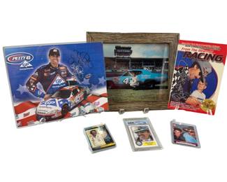 Richard Petty Rookie Card GEM 10 + Photos Autographs Cards Book