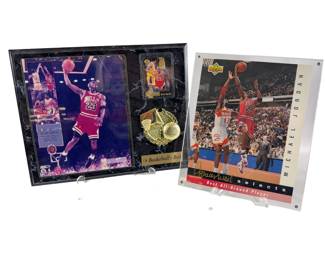 MJ 1991 Champion Plaque Magic First