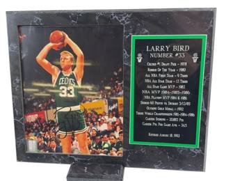 Larry Bird NBA Celtics Autograph