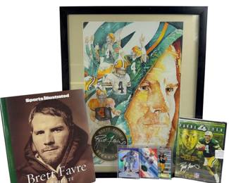 Brett Favre Steakhouse Poster Tribute Book