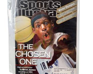 LeBron James 2002 Sports Illustrated The Chosen One Feb 18