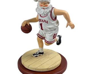 2000 IU Basketball Santa Figure