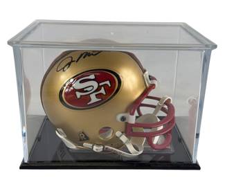 Joe Montana Signed Mini Helmet