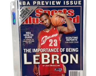 LeBron James Nov 2003 SI Importance Being LeBron Newsstand Copy