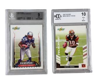 BECKETTS NFL 9 Brian Urlacher & 9.5 DeAngelo Williams Cased