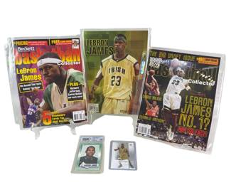 LeBron James GEM 10 RR#6 HS St Vin/Mary Covers Card