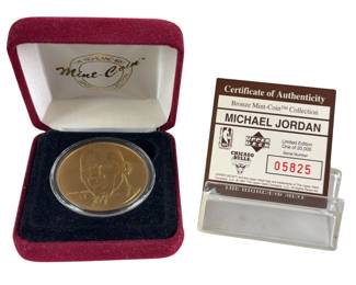 Michael Jordan Commemorative Bronze Coin Highland Mint