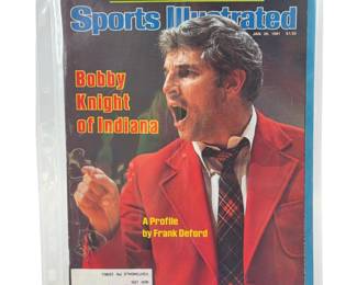 IU 1981 SI Bobby Knight of Indiana Profile Jan 26
