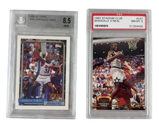 Graded Beckett PSA 92 Shaq 32 Orlando
