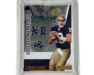 ND 2007 Donruss Brady Quinn Jersey