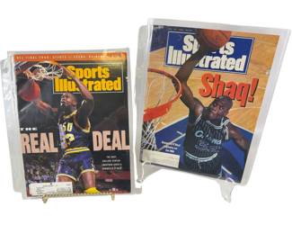 Jan 1991 Shaquille O'Neal SI Cover REAL DEAL LSU + 92 SHAQ! Orlando