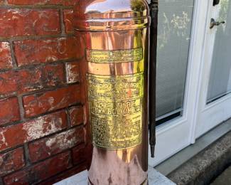 Copper & Brass Fire Extinguisher