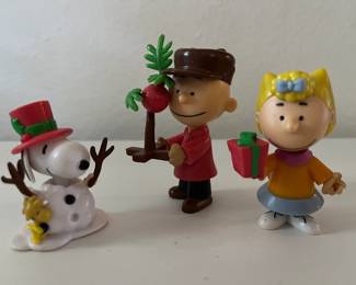 Three piece Charlie Brown Christmas set