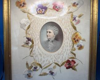 Antique needle work art.